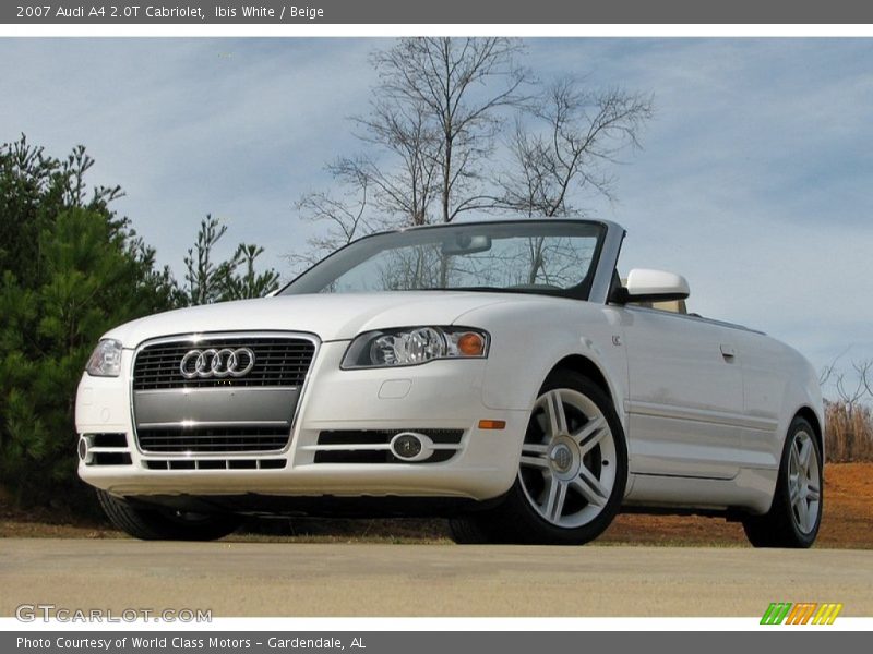 Ibis White / Beige 2007 Audi A4 2.0T Cabriolet