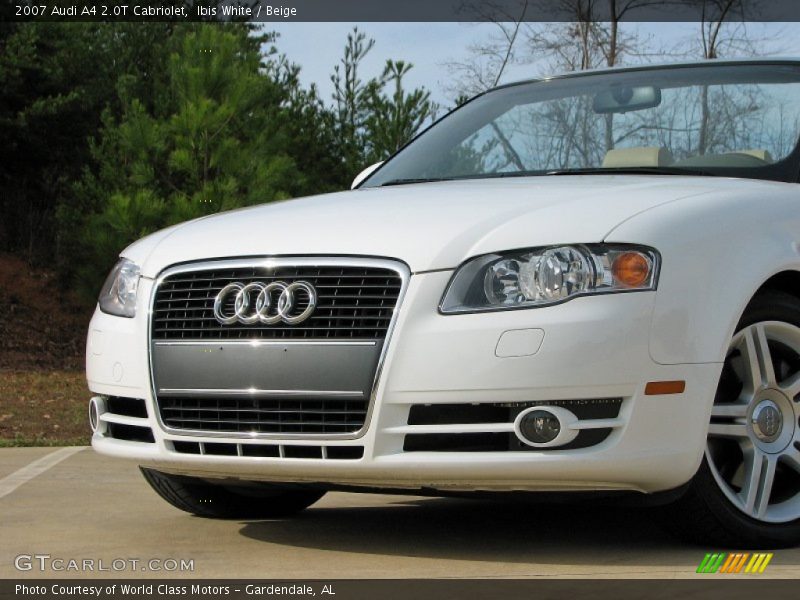 Ibis White / Beige 2007 Audi A4 2.0T Cabriolet
