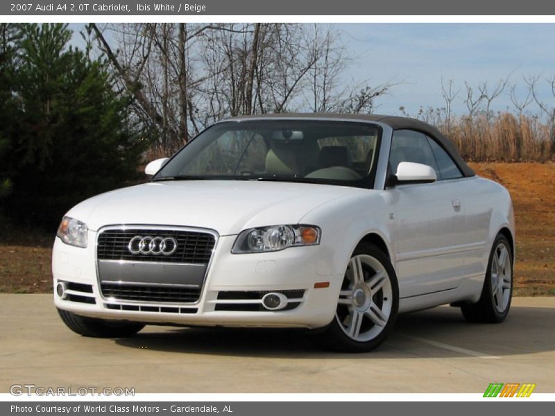 Ibis White / Beige 2007 Audi A4 2.0T Cabriolet