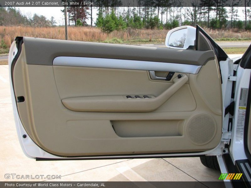 Ibis White / Beige 2007 Audi A4 2.0T Cabriolet