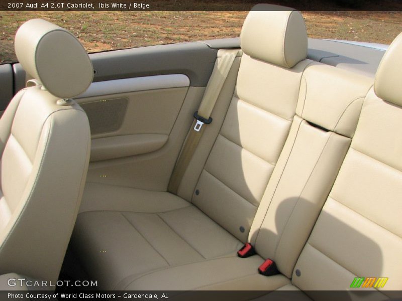 Ibis White / Beige 2007 Audi A4 2.0T Cabriolet