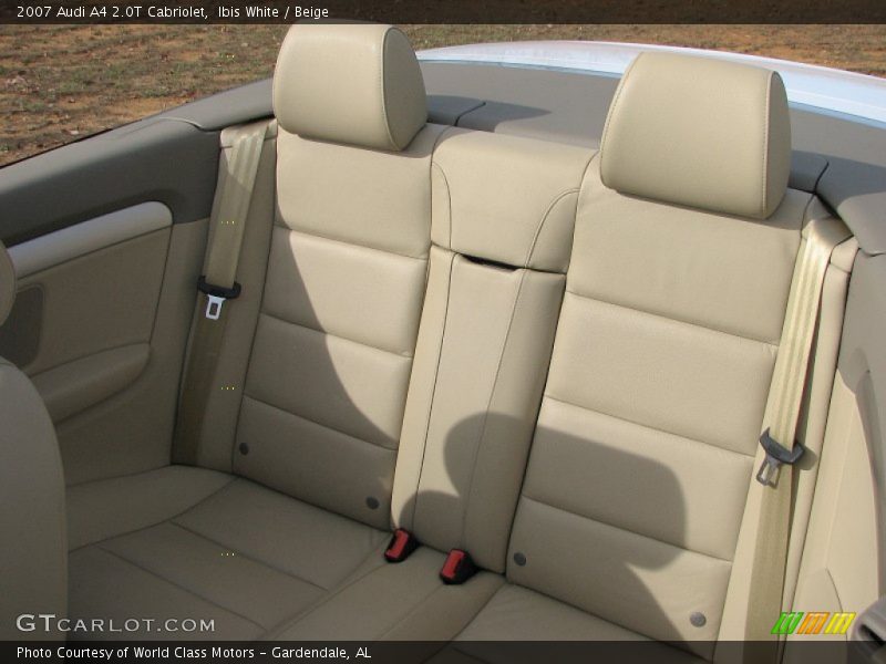Ibis White / Beige 2007 Audi A4 2.0T Cabriolet