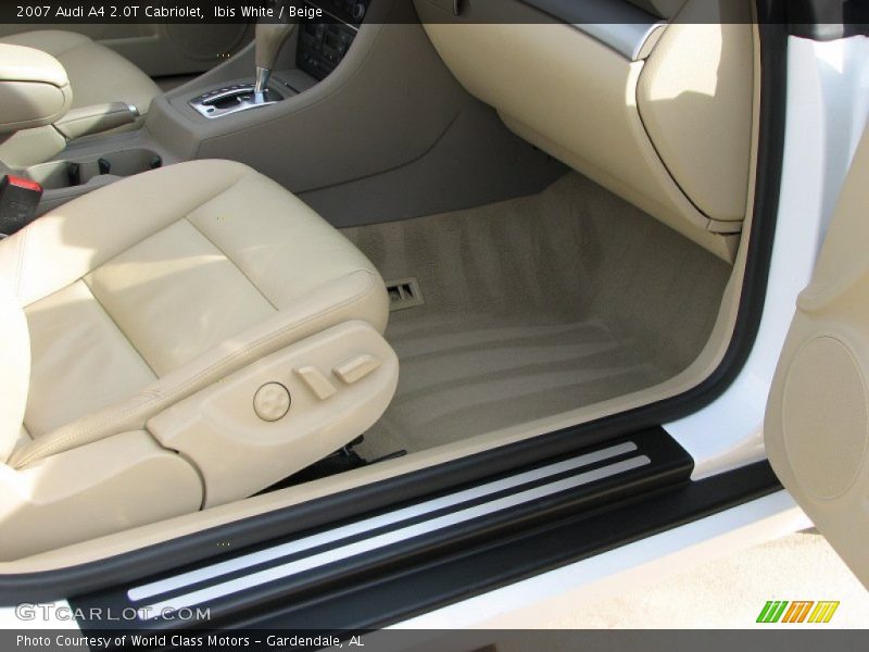 Ibis White / Beige 2007 Audi A4 2.0T Cabriolet