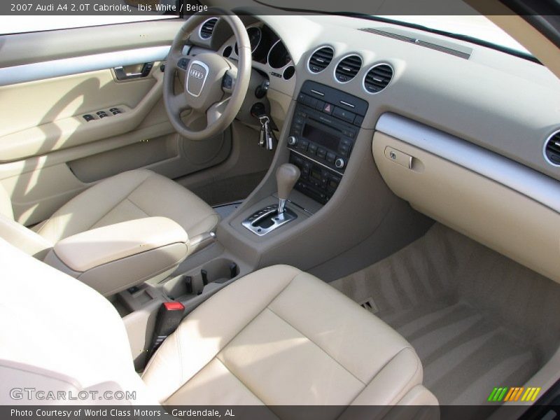 Ibis White / Beige 2007 Audi A4 2.0T Cabriolet