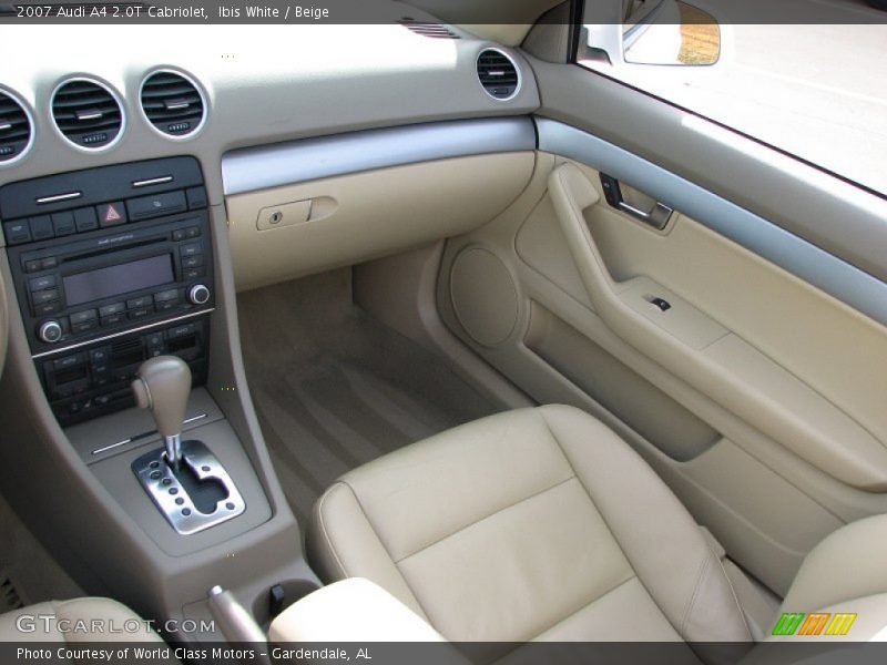 Ibis White / Beige 2007 Audi A4 2.0T Cabriolet