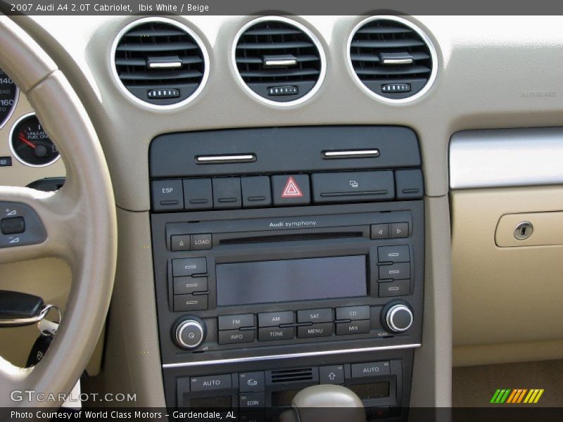 Ibis White / Beige 2007 Audi A4 2.0T Cabriolet