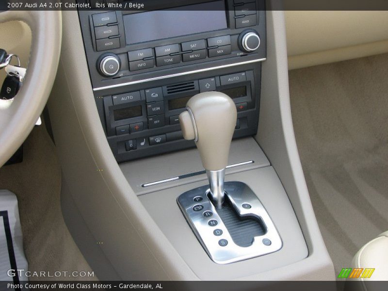 Ibis White / Beige 2007 Audi A4 2.0T Cabriolet