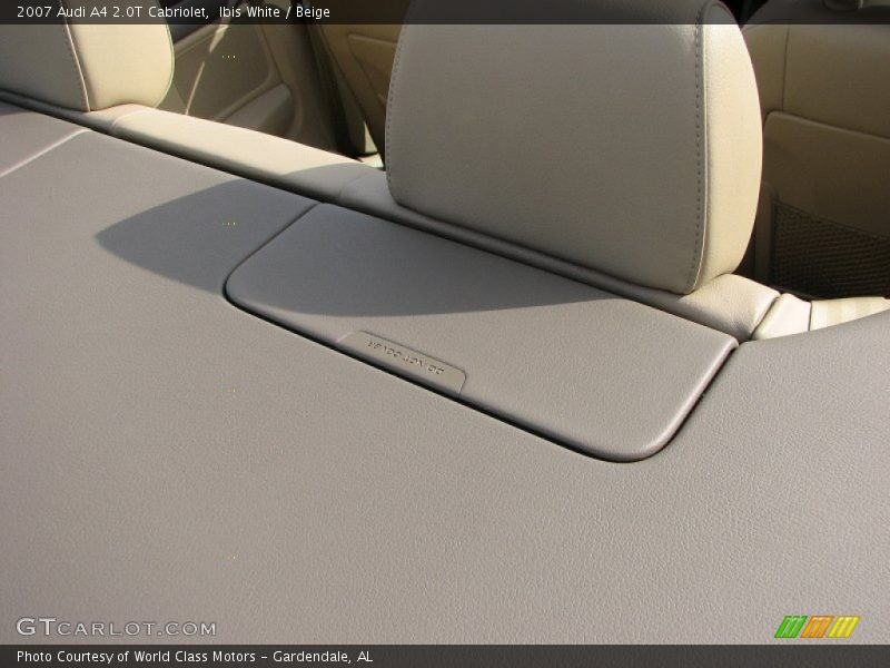 Ibis White / Beige 2007 Audi A4 2.0T Cabriolet