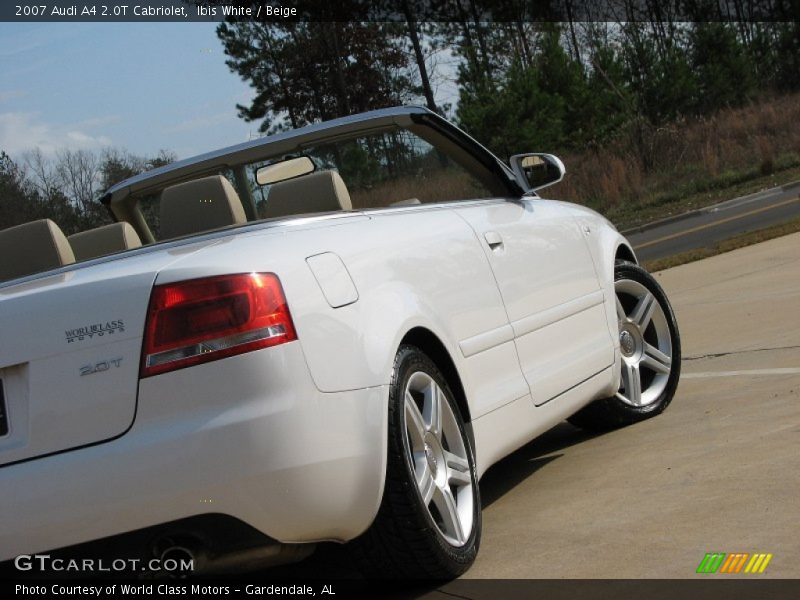 Ibis White / Beige 2007 Audi A4 2.0T Cabriolet