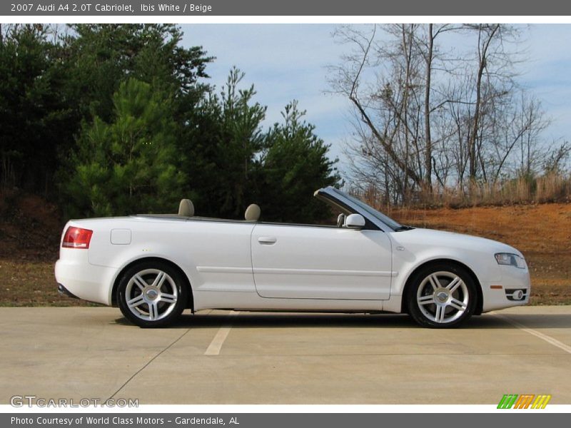 Ibis White / Beige 2007 Audi A4 2.0T Cabriolet