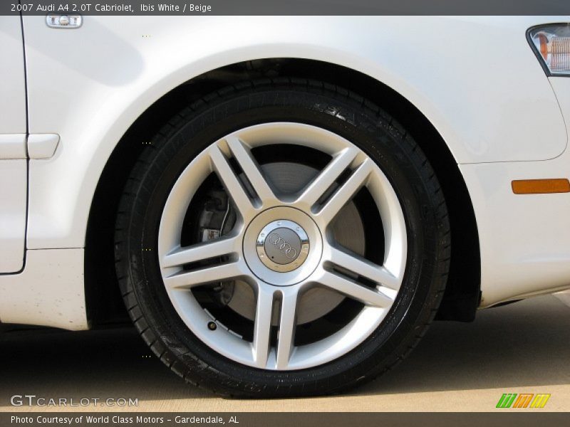 Ibis White / Beige 2007 Audi A4 2.0T Cabriolet