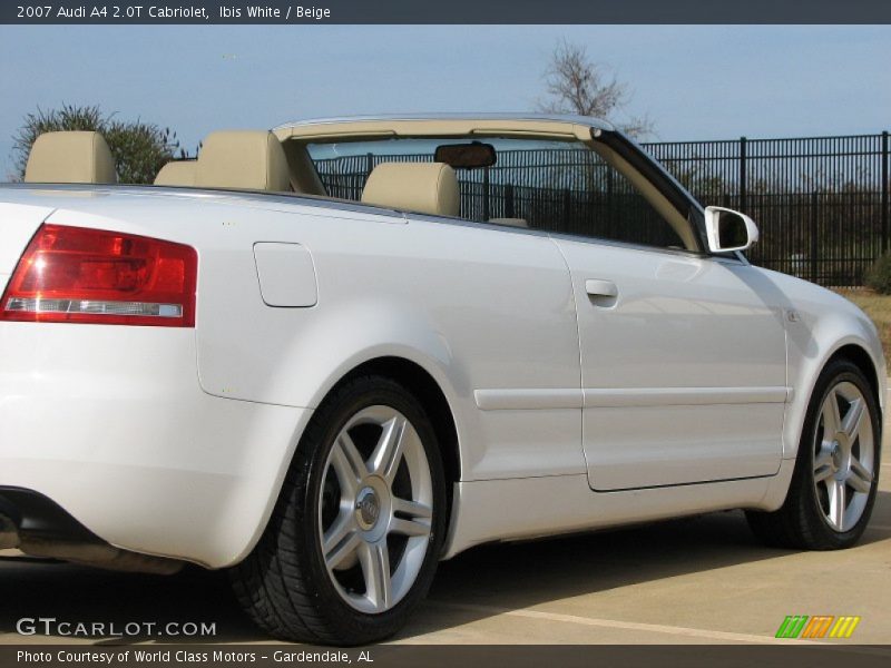 Ibis White / Beige 2007 Audi A4 2.0T Cabriolet