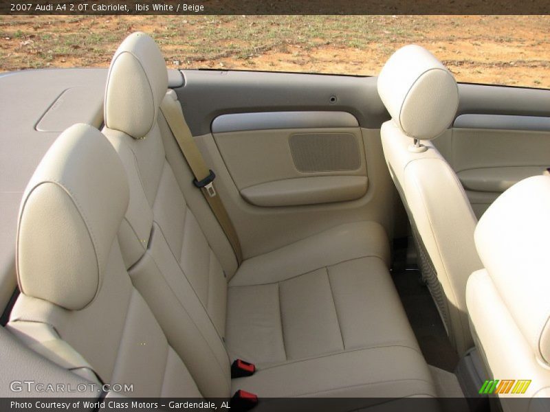 Ibis White / Beige 2007 Audi A4 2.0T Cabriolet
