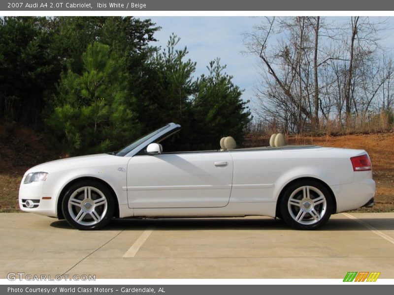 Ibis White / Beige 2007 Audi A4 2.0T Cabriolet