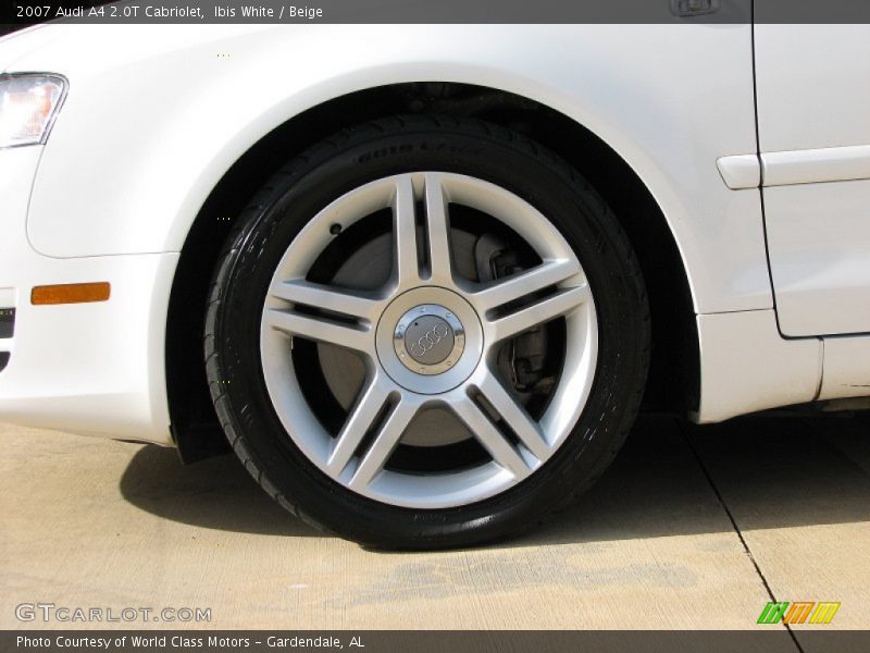Ibis White / Beige 2007 Audi A4 2.0T Cabriolet