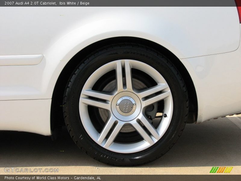 Ibis White / Beige 2007 Audi A4 2.0T Cabriolet