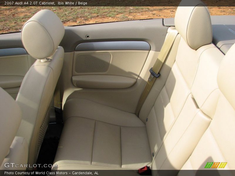 Ibis White / Beige 2007 Audi A4 2.0T Cabriolet