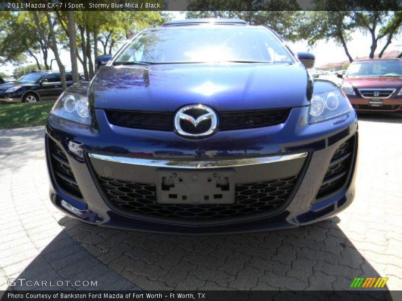Stormy Blue Mica / Black 2011 Mazda CX-7 i Sport