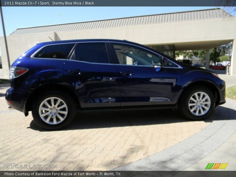 Stormy Blue Mica / Black 2011 Mazda CX-7 i Sport