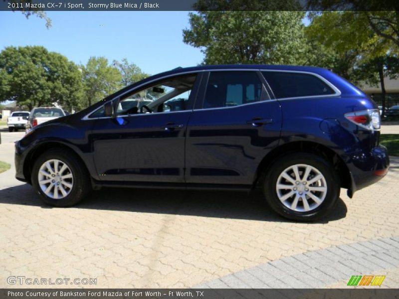Stormy Blue Mica / Black 2011 Mazda CX-7 i Sport