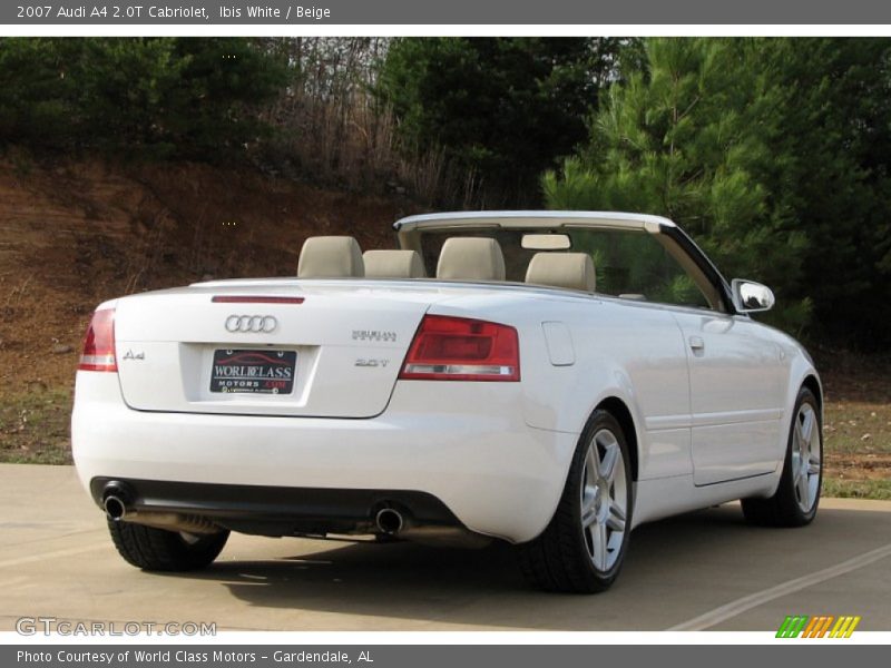 Ibis White / Beige 2007 Audi A4 2.0T Cabriolet