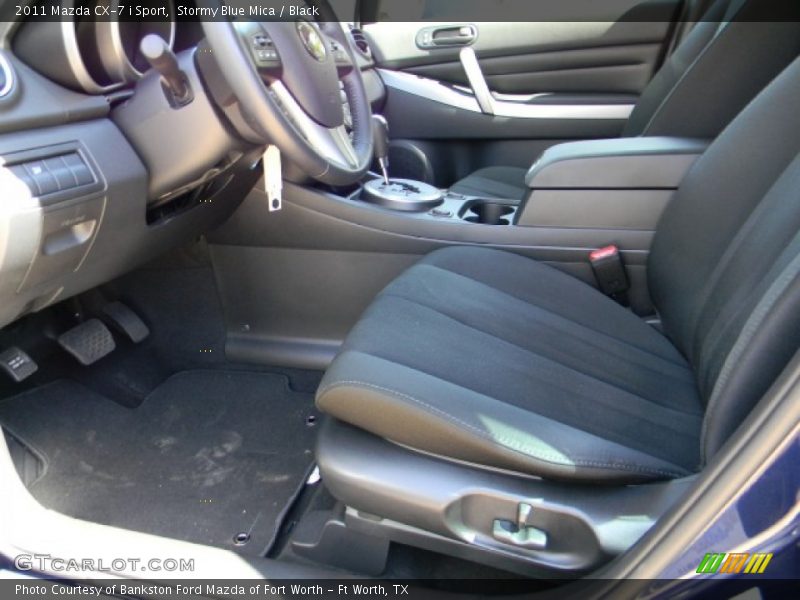 Stormy Blue Mica / Black 2011 Mazda CX-7 i Sport