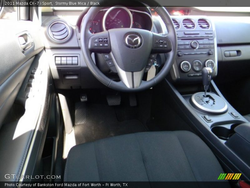Stormy Blue Mica / Black 2011 Mazda CX-7 i Sport