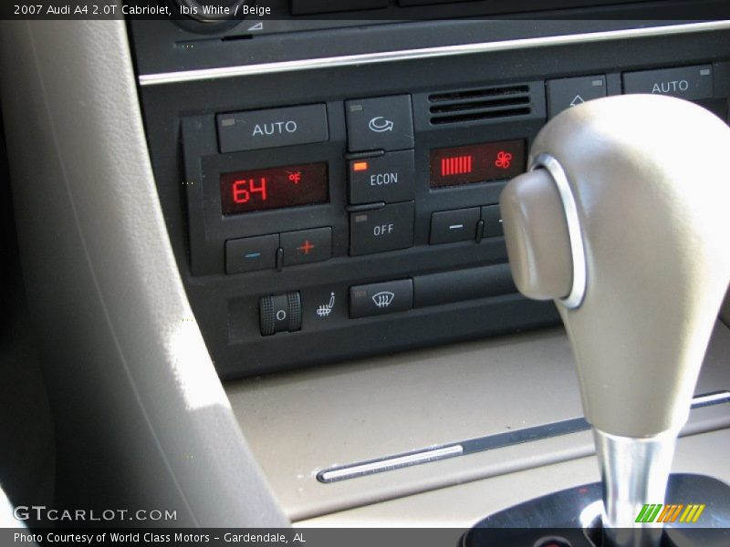 Ibis White / Beige 2007 Audi A4 2.0T Cabriolet