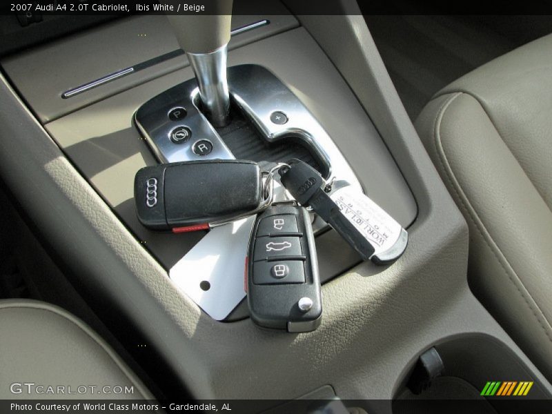 Ibis White / Beige 2007 Audi A4 2.0T Cabriolet