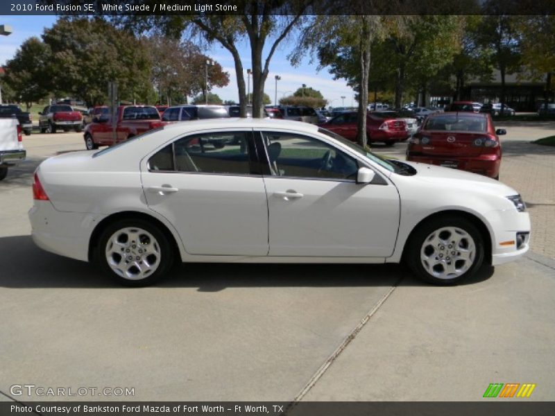 White Suede / Medium Light Stone 2010 Ford Fusion SE