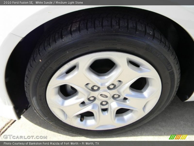 White Suede / Medium Light Stone 2010 Ford Fusion SE