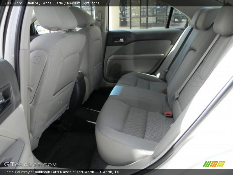 White Suede / Medium Light Stone 2010 Ford Fusion SE