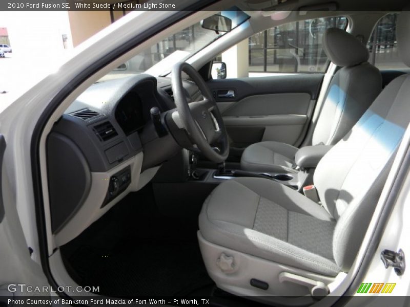 White Suede / Medium Light Stone 2010 Ford Fusion SE