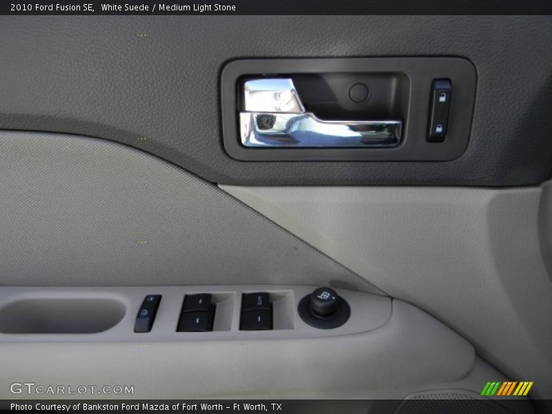 White Suede / Medium Light Stone 2010 Ford Fusion SE