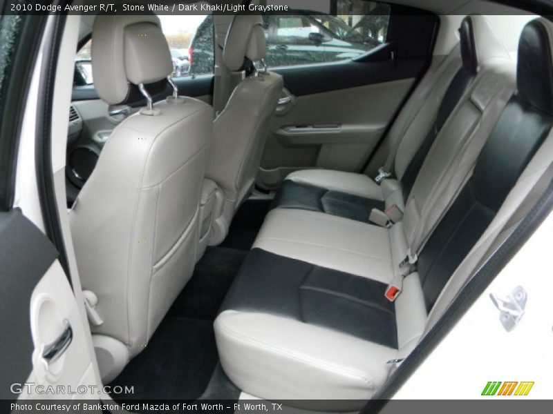 Stone White / Dark Khaki/Light Graystone 2010 Dodge Avenger R/T