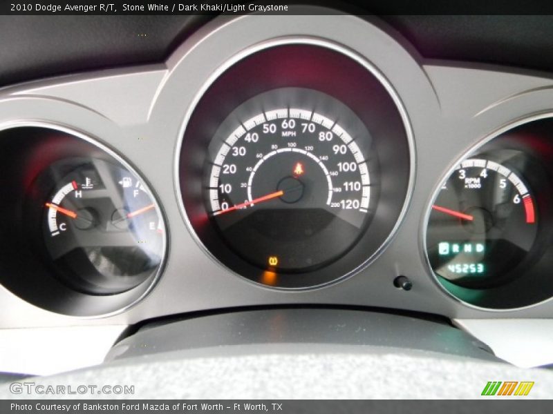 Stone White / Dark Khaki/Light Graystone 2010 Dodge Avenger R/T