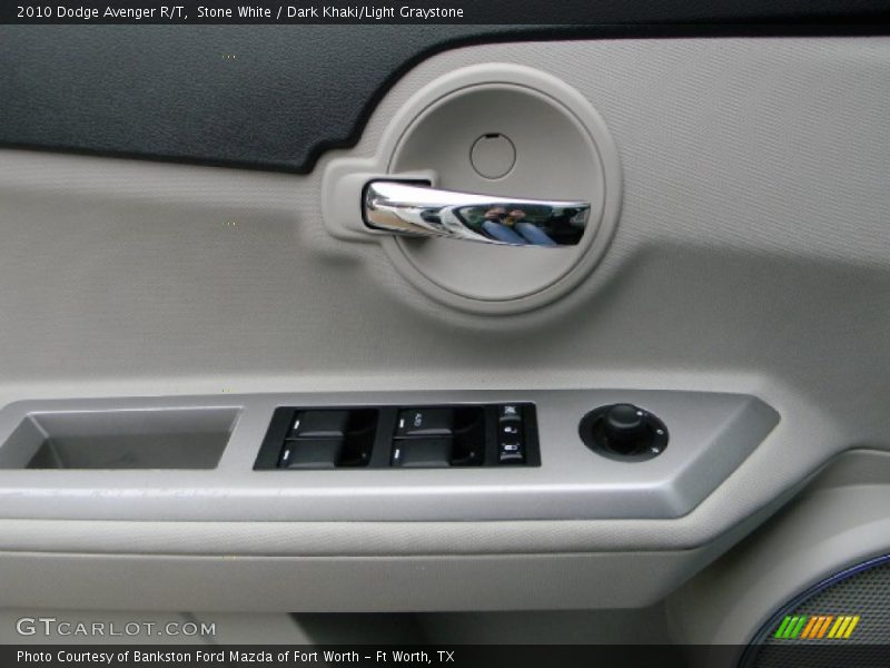 Stone White / Dark Khaki/Light Graystone 2010 Dodge Avenger R/T
