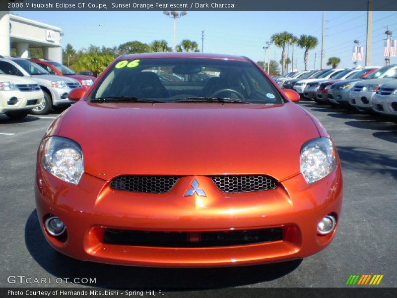 Sunset Orange Pearlescent / Dark Charcoal 2006 Mitsubishi Eclipse GT Coupe