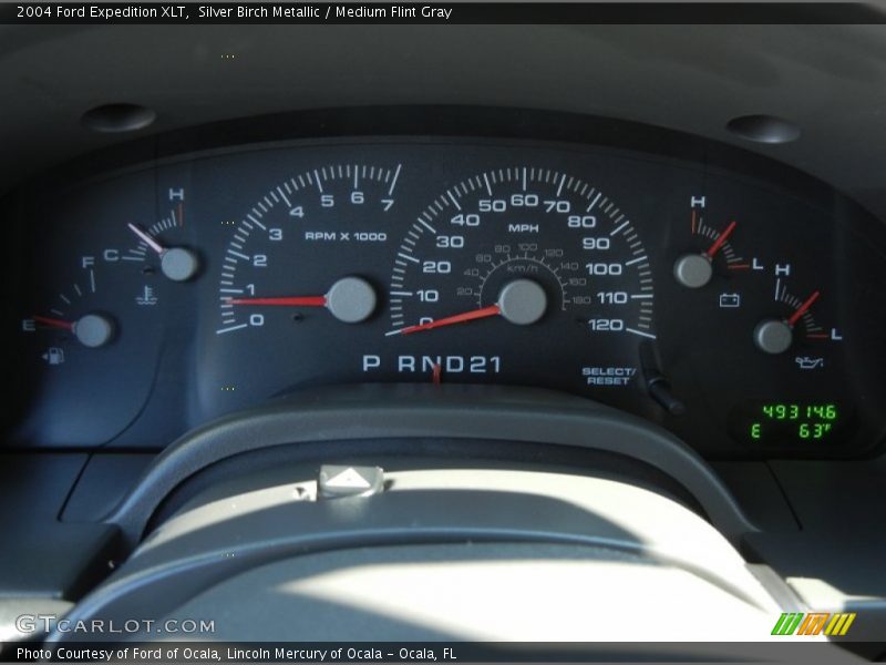 Silver Birch Metallic / Medium Flint Gray 2004 Ford Expedition XLT