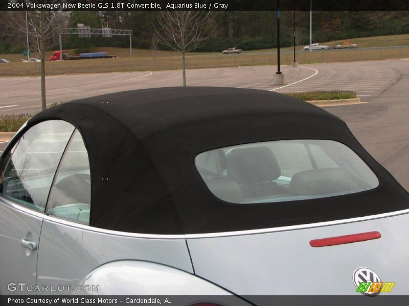 Aquarius Blue / Gray 2004 Volkswagen New Beetle GLS 1.8T Convertible