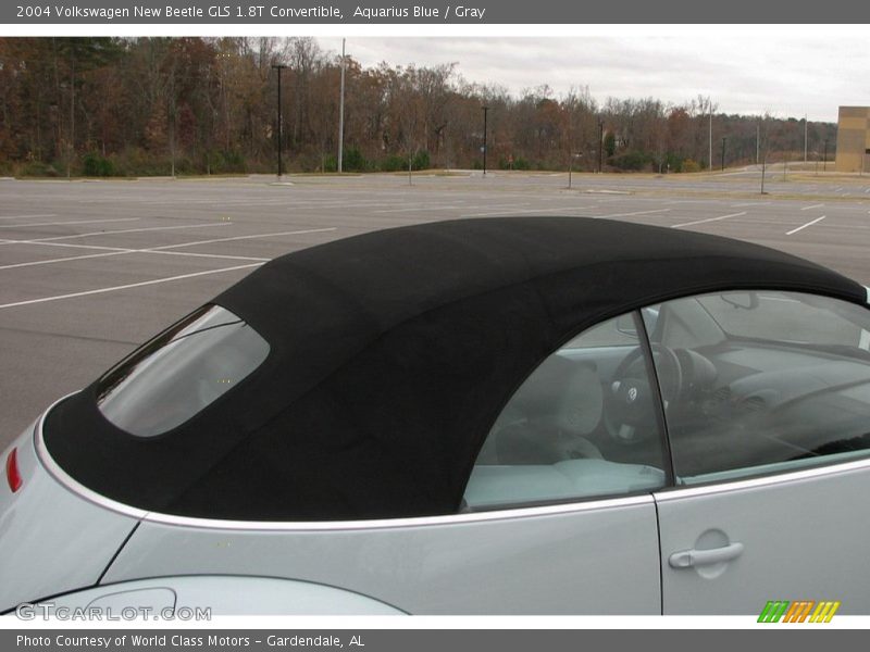 Aquarius Blue / Gray 2004 Volkswagen New Beetle GLS 1.8T Convertible