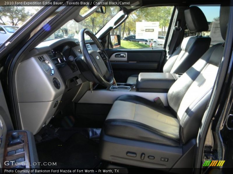 Tuxedo Black / Charcoal Black/Camel 2010 Ford Expedition Eddie Bauer