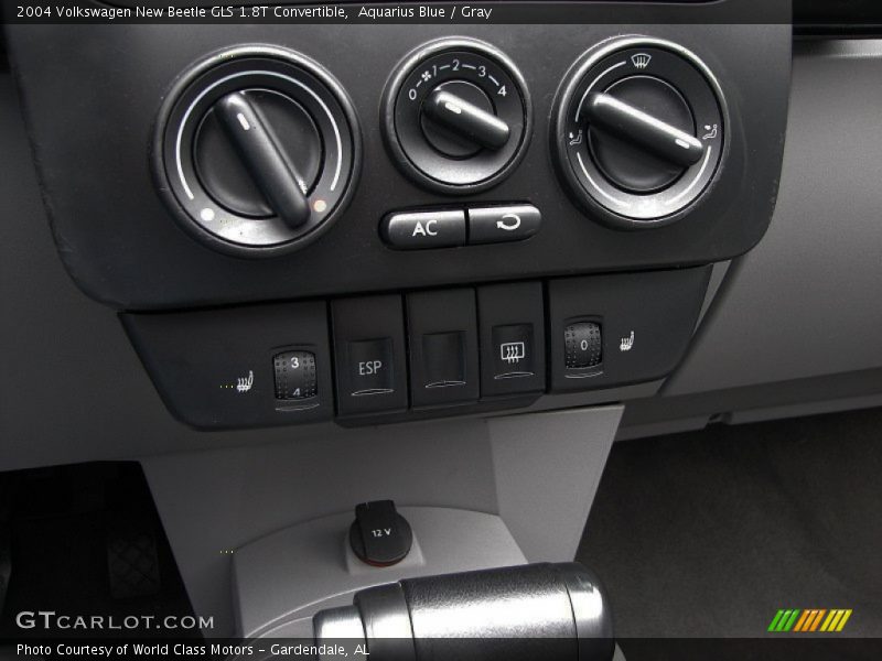 Controls of 2004 New Beetle GLS 1.8T Convertible