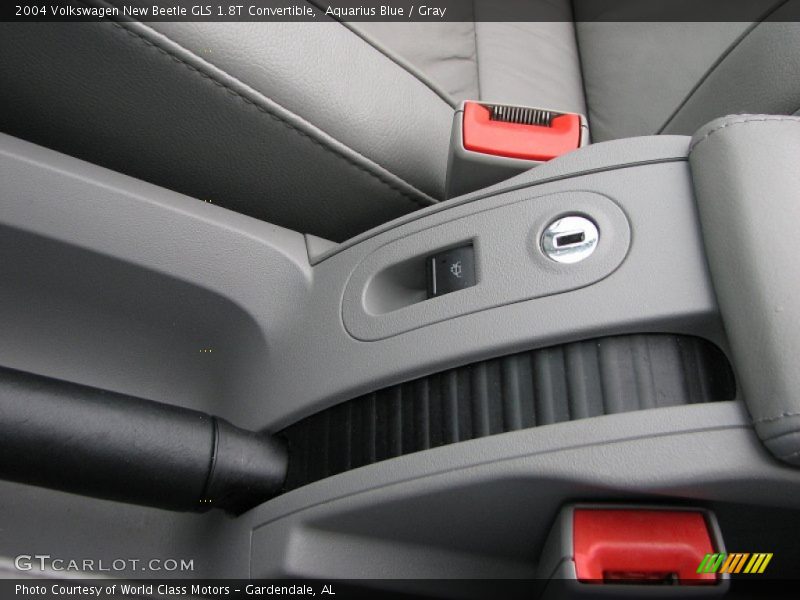 Aquarius Blue / Gray 2004 Volkswagen New Beetle GLS 1.8T Convertible