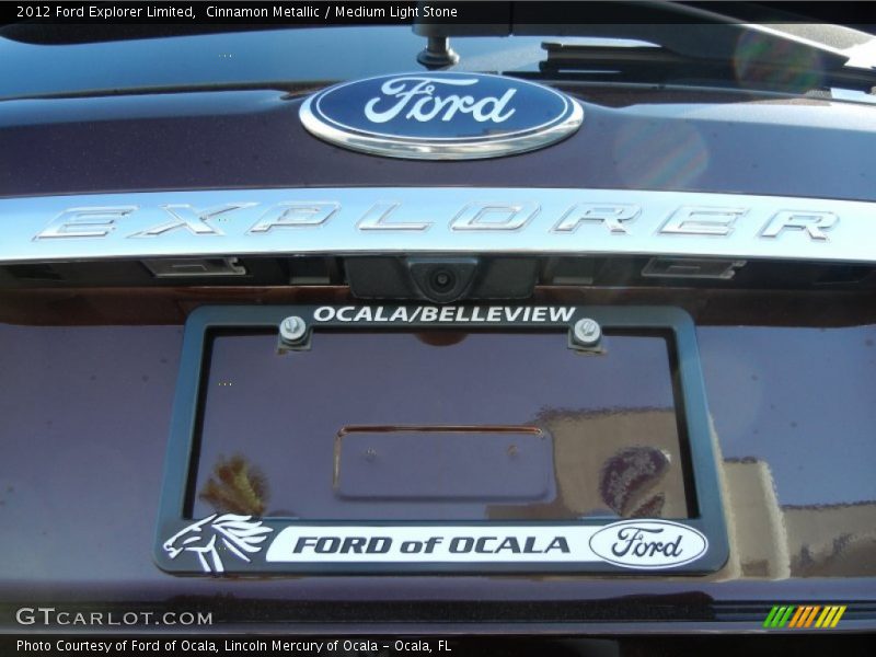 Cinnamon Metallic / Medium Light Stone 2012 Ford Explorer Limited
