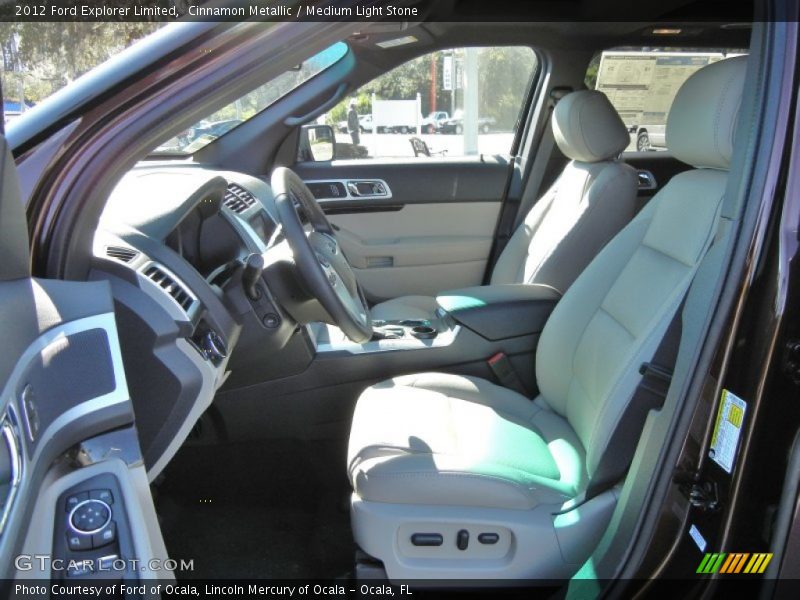 Cinnamon Metallic / Medium Light Stone 2012 Ford Explorer Limited