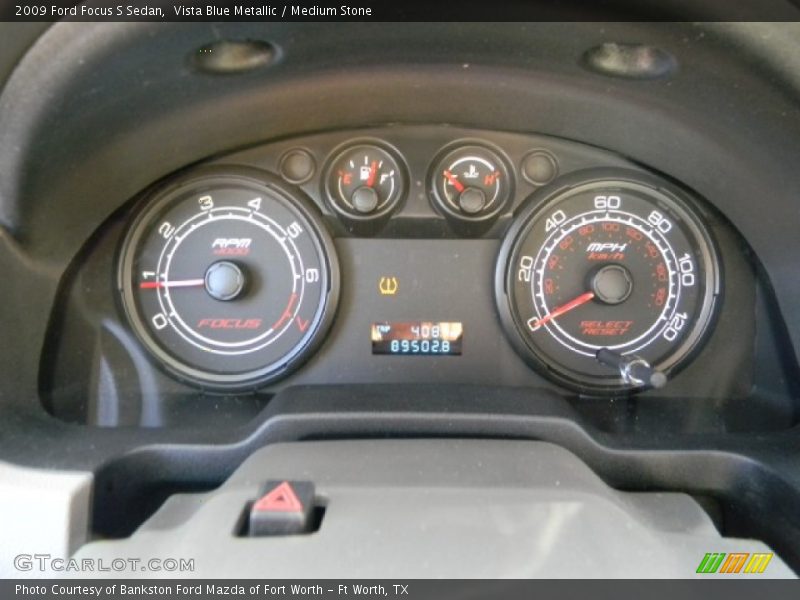  2009 Focus S Sedan S Sedan Gauges