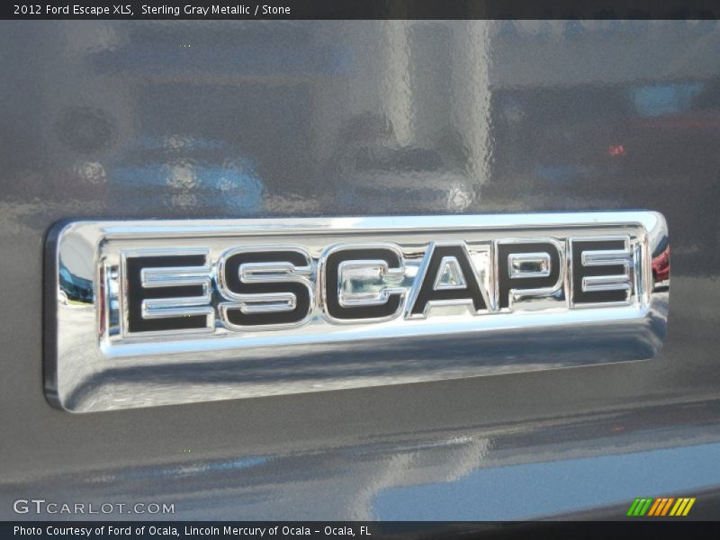 Sterling Gray Metallic / Stone 2012 Ford Escape XLS