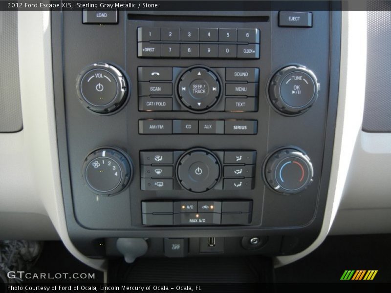 Controls of 2012 Escape XLS