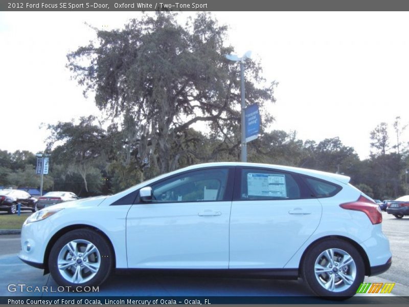 Oxford White / Two-Tone Sport 2012 Ford Focus SE Sport 5-Door